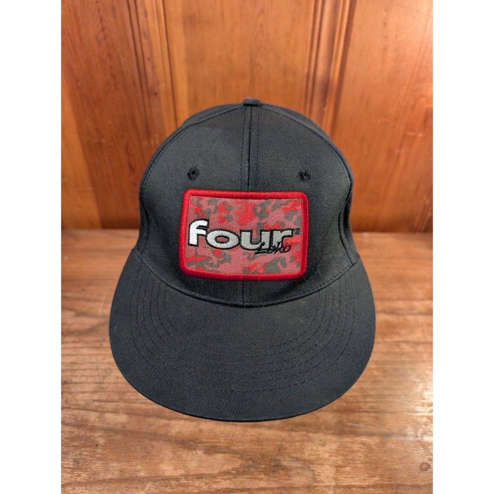 Four Loko Mens Black Red Camo Snapback Hat Adjustable One Size Fits All #1100